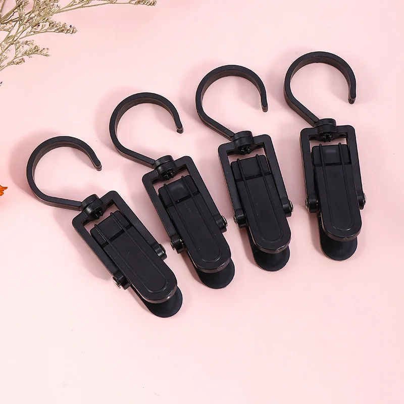 One Piece New Rotatable Towel Clip Plastic Clip Coat Hat Curtain Socks Clip Multi-function Hat Hook Glove Clip S1476