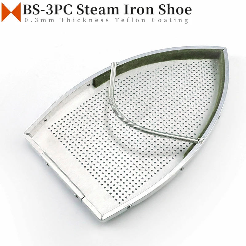 

6 PCS/lot BS-3PC Steam Iron Shoes Fit Silver Star 191mmx93mm Heat Resistant 260℃, 0.3mm PTFE Coating, Aluminum Frame