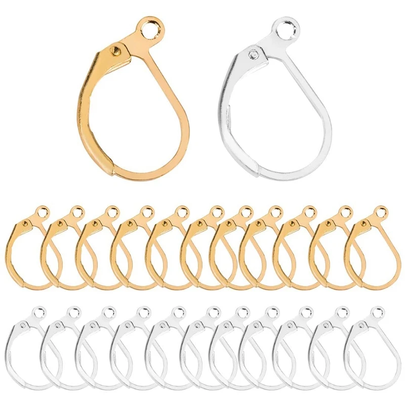 

D-shaped Earrings Hook Spring Light Weight Fashion Jewelry Finding Birthday Gift N58F