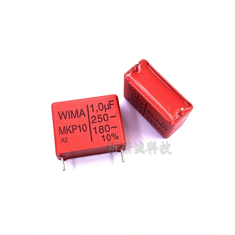 2pcs/20pcs Germany WIMA 105 250V 1.0UF 250V 1UF 105K 10% MKP10 Pitch 22.5mm Audio DIY Film Capacitor