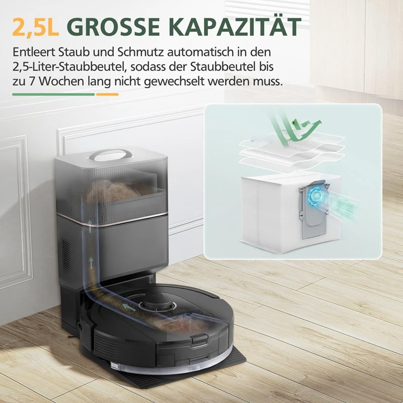 Główne szczotki, filtry HEPA, chusteczki, worki do odkurzacza akcesoria zamienne do odkurzacza Roborock Q5 Pro + /Q5 Pro/ Q8 Max + /Q8 Max