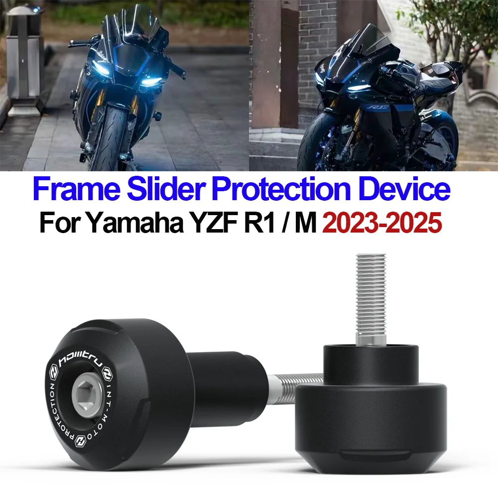 

R1/M 2025 Motorcycle Frame Slider Crash Protector For Yamaha YZF-R1/M 2024 Frame fall protection and slider collision protection