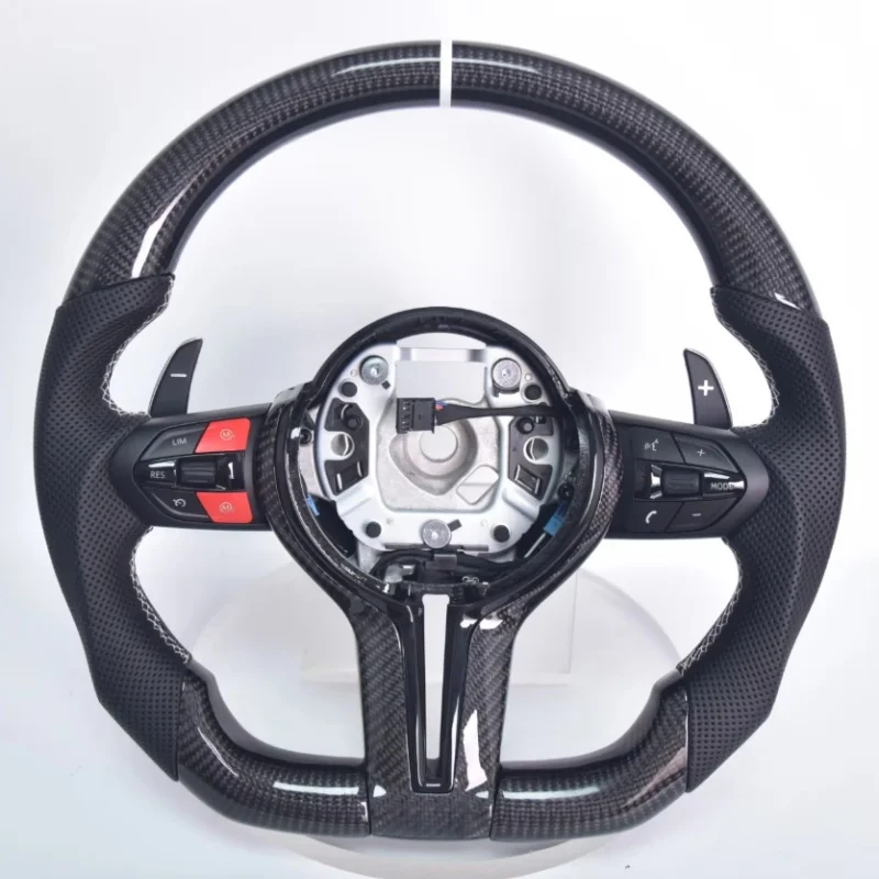 

Customize Steering Wheel F30 F31 F10 F11 F32 F20 F25 F15 F25 E70 E90 M3 Carbon Fiber Car Accessories Steering Wheel For BMW M5