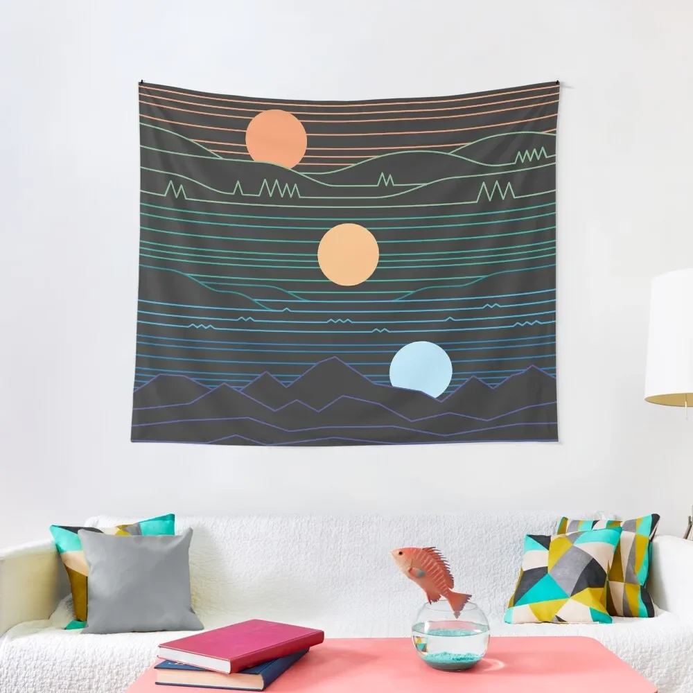 Many Lands Under One Sun Tapestry Wall Art Korean Room Decor Aesthetics For Room Tapestry