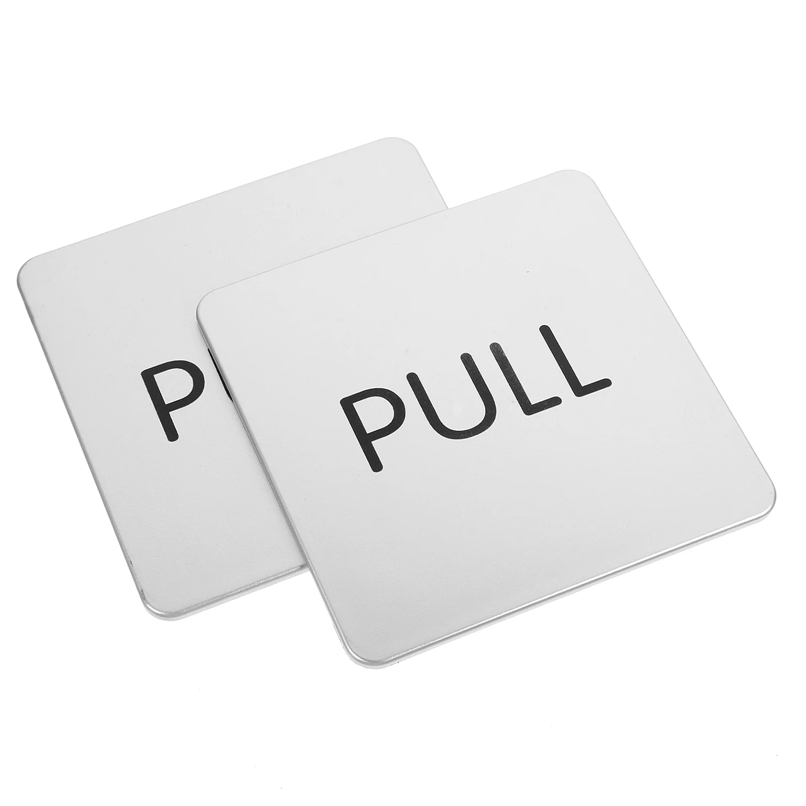 

1 set 1 Set Door Push Pull To Open Door Sign Reminder Doorplate Guide Sign For Hotel Store Glass Entrance 120 Characters