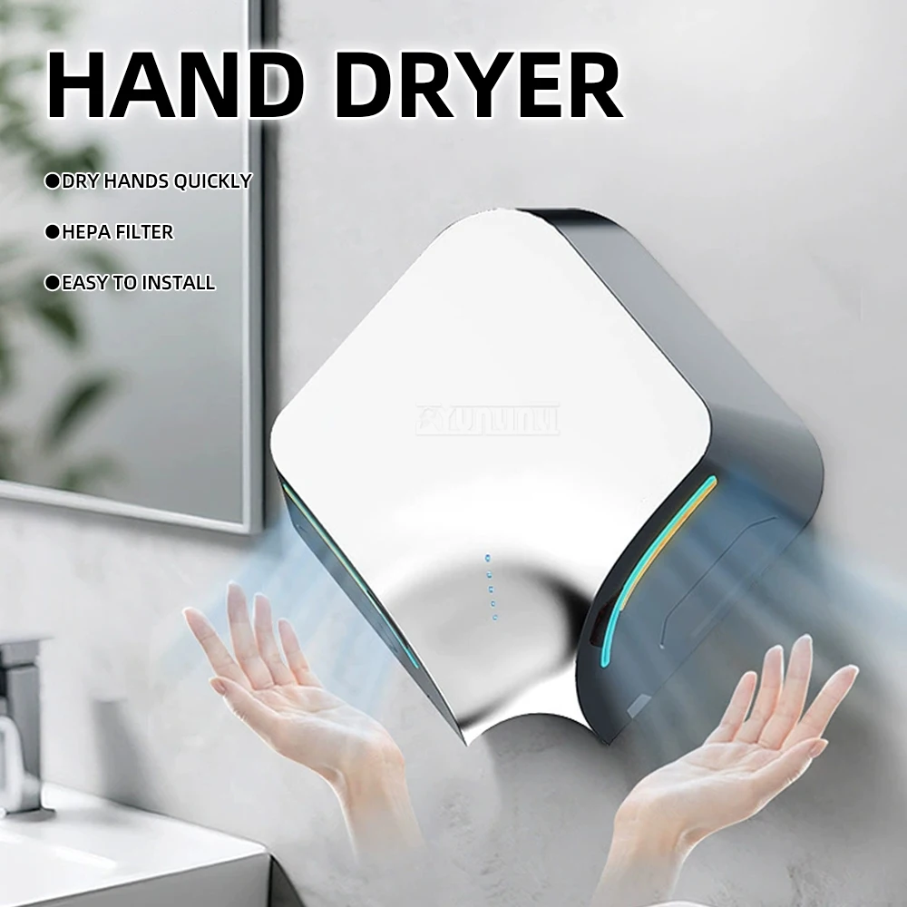 Automatic Secador Induction Blow Dryer Double-Sided Air Outlet Efficient Drying Machine Secador De Cabelos