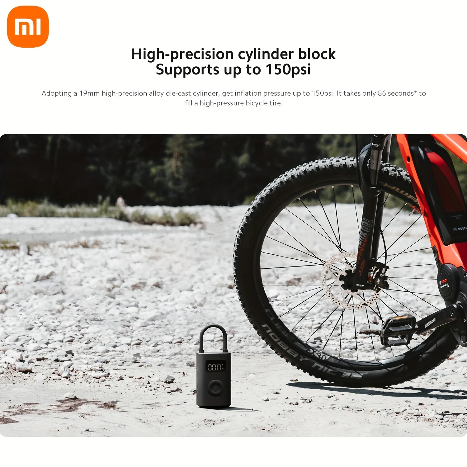 Xiaomi Electric Air Compressor 2 Mijia Inflatable Treasure Electric Air Inflator Fast Precise Inflation for Motorcycle Car Ball