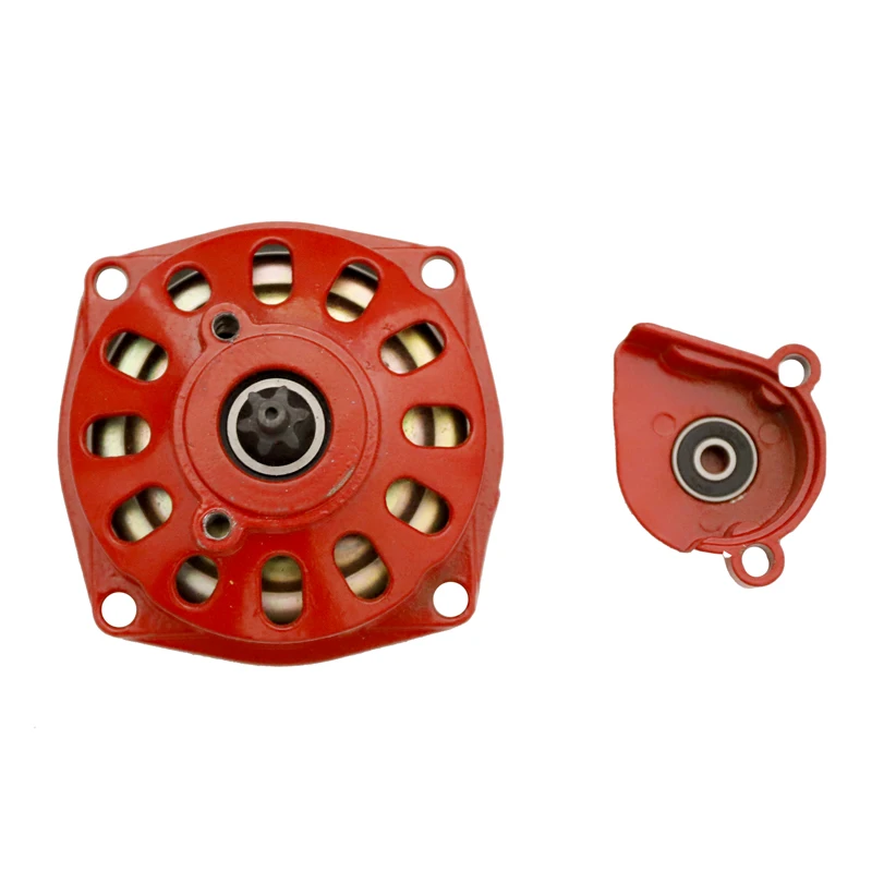 Motorcycle 25H 6T  Clutch Drum Bell Housing Gear Box Cover Sprocket For 47cc 49cc 2 Stroke Engine Pocket Bike Minimoto ATV Qua