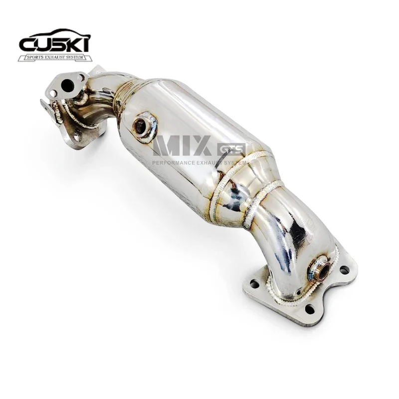 Suitable for Honda Civic CIIMO1.8 quality Polishing stainless steel NO Cat exhaust lower pipe pipeIncreased power