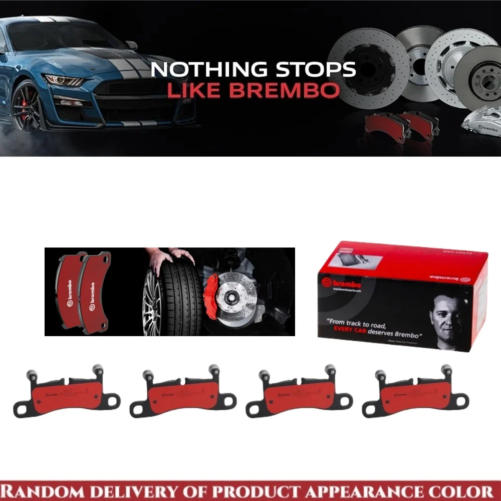 Brembo P65027N Premium Ceramic Rear Disc Brake Pad Set AUDI/PORSCHE/VW OE# 7P0698451