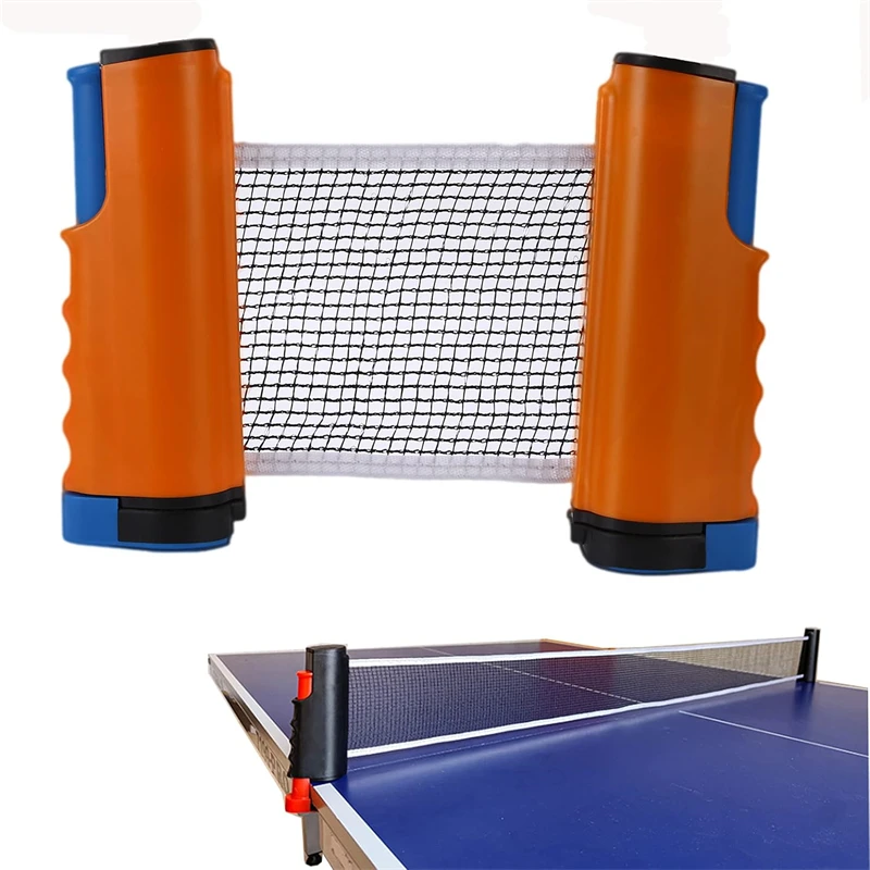 Rete da ping pong portatile Rete da ping pong espandibile Supporto per qualsiasi tavolo da ping pong Supporto per rete da ping pong regolabile