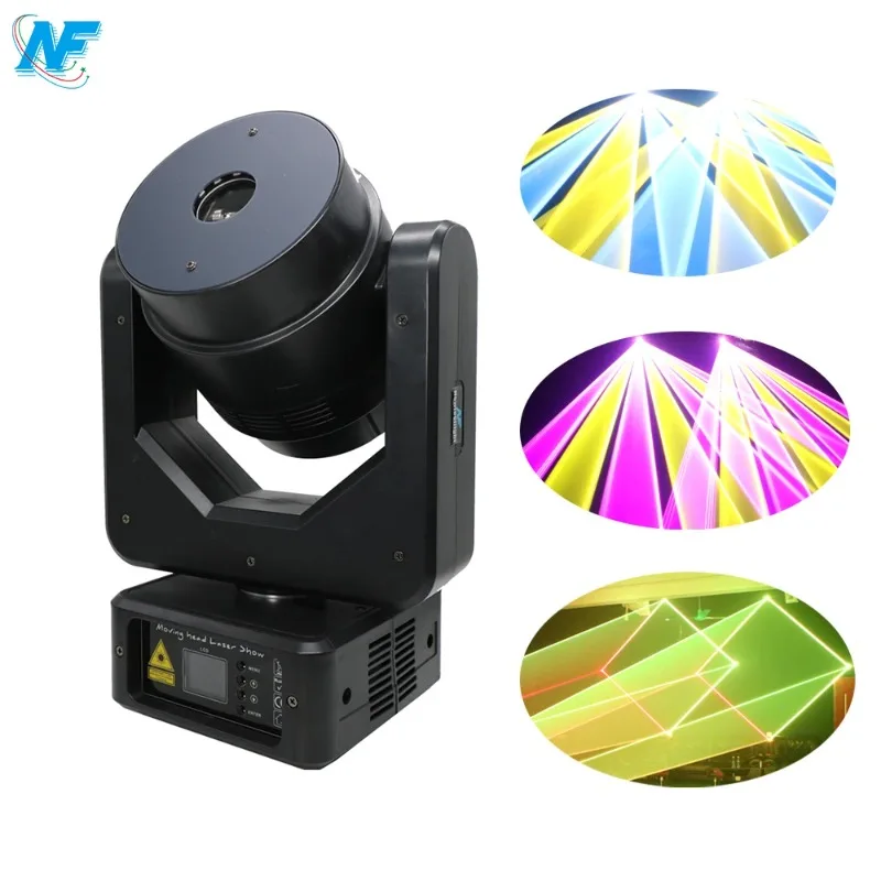 

Dj Disco Club Stage Laser Light 1W 2W 3W 4W 5W RGB Full Color Laser Moving Head Light