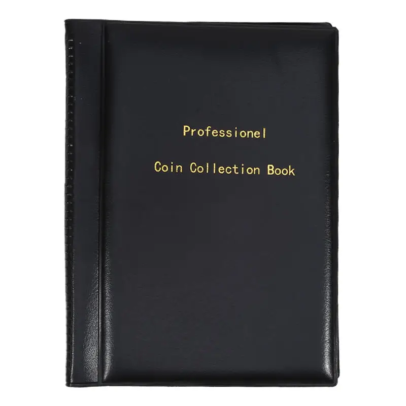 

Storage Album Pu Cover Hard Smooth Surface Portable Collection Book For Collectors Decorative Holder Commemorative