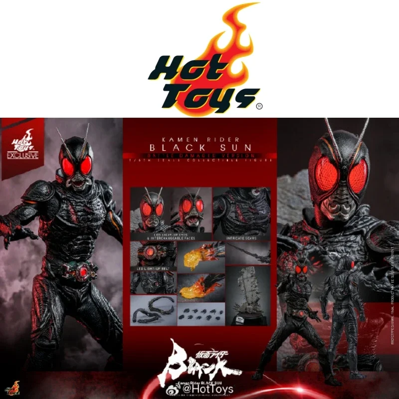 

New In Stock Hottoy Ht Tms115 Kamen Rider Black Sun Battle Damaged Black Sun Doll Gift Toys