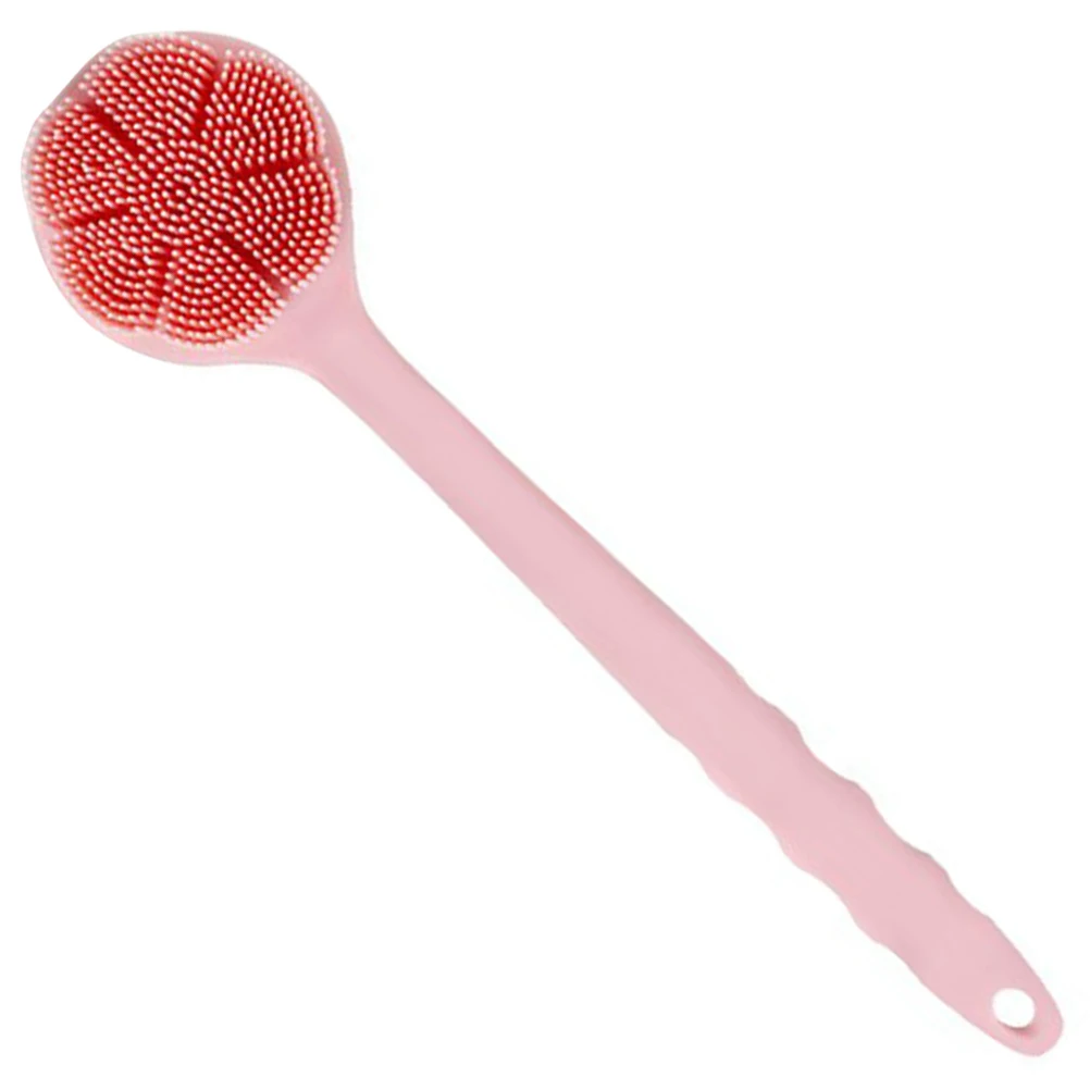 

Silicone Shower Bathing Long H Back Shower Scrubber For Scrubber Exfoliating Gel Tub Cleanser Bath Tools