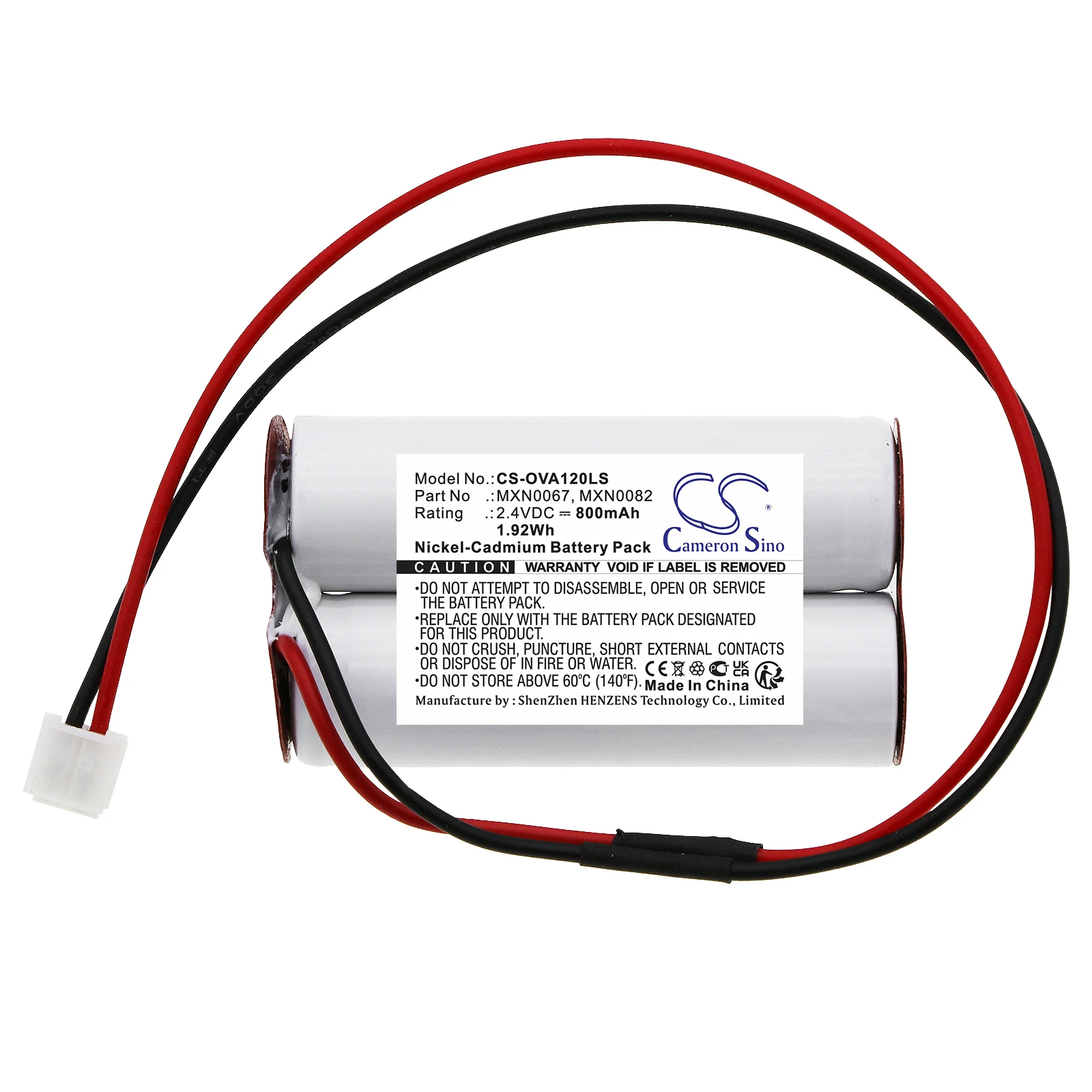 Cameron Sino Battery 800mAh For Legrand 806525 ST1 F200  BAES 806525 MXN0067  \MXN0082