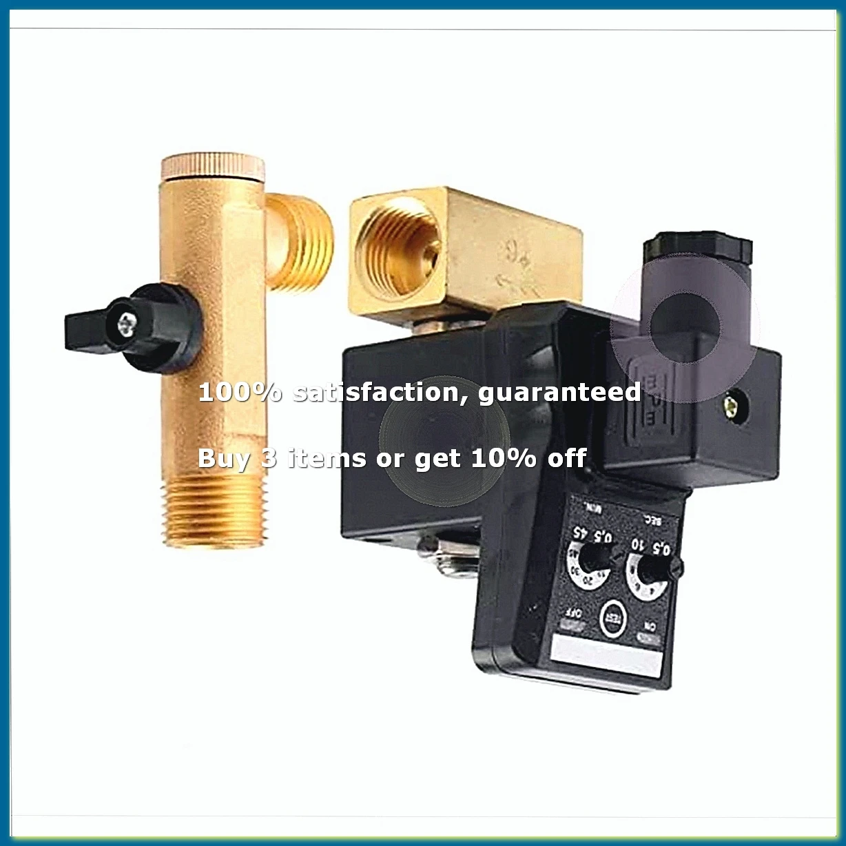 G1/2 DN15 230V Automatic Timed Water Tank Electronic Timed Drain Valve for Air Compressor Condensate Management-A56M
