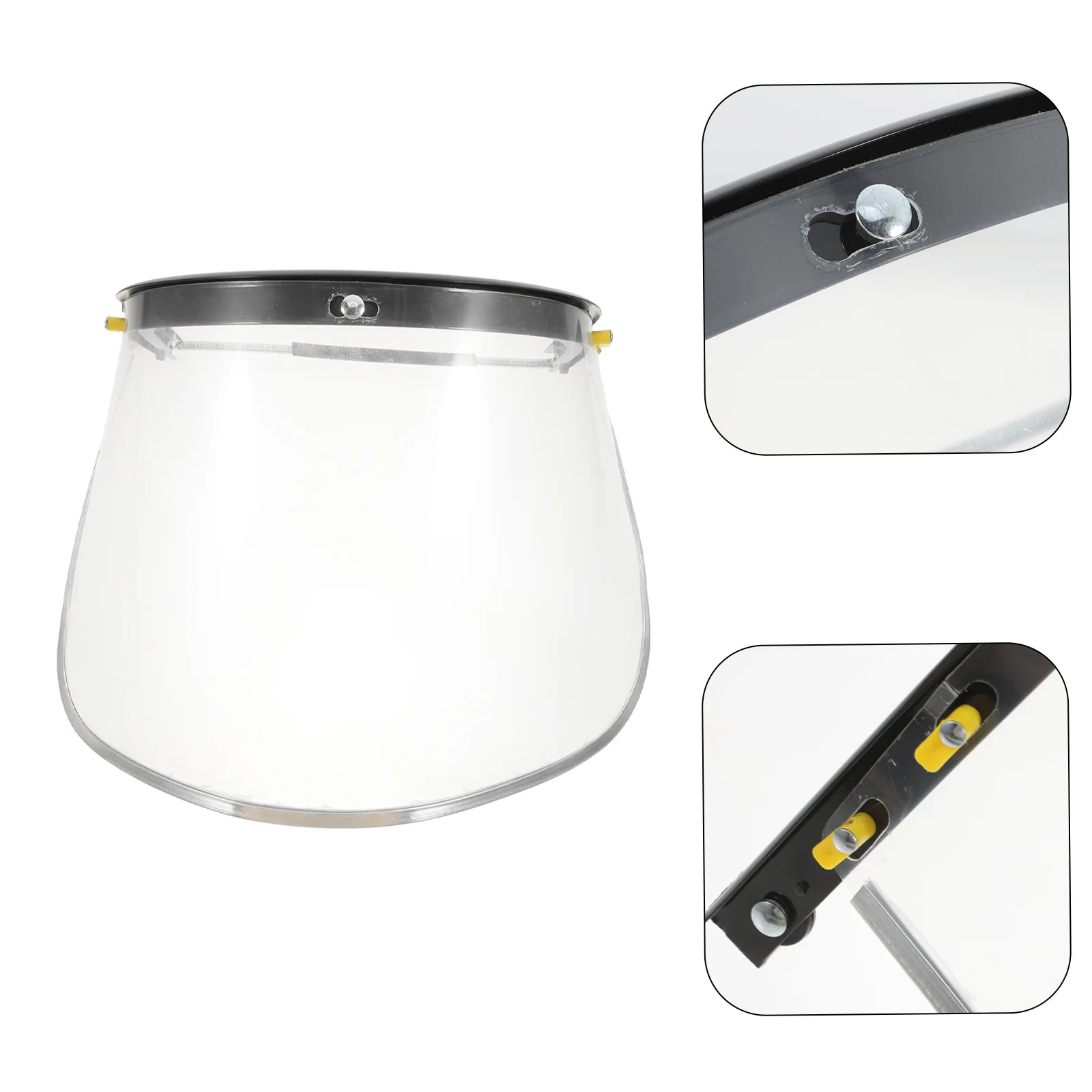 

Hard Hat Safety Hood Thickened Clear Visor Welding Grinding Shield Impact Resistant Anti-Splash Facial Guard Protective