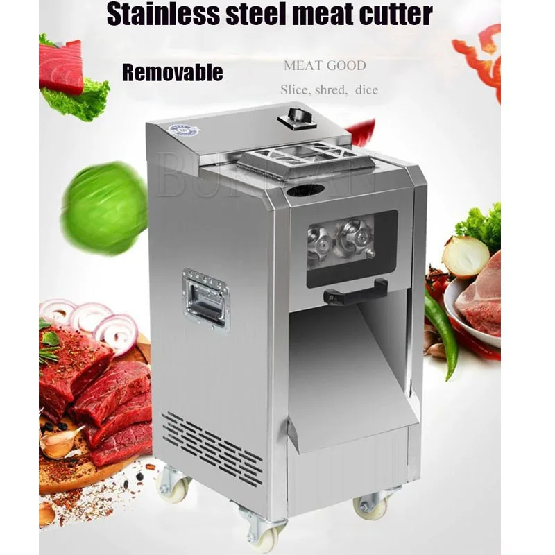 Commercial Meat Cutter Vertical Electric Stainless Steel Shredder Dicer Vegetable Slicer Meat Slicer Meat Grinder