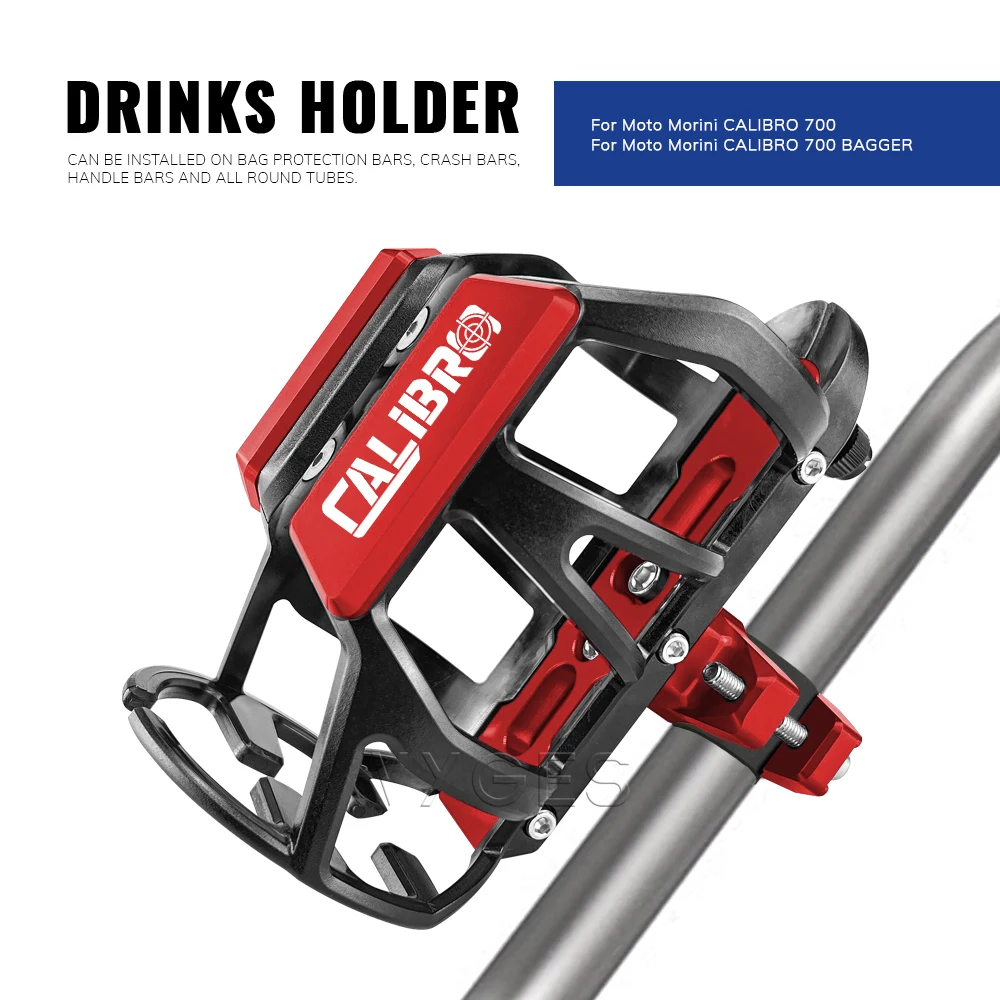 Motorcycle Beverage Water Bottle Cage Drinks Holder Water Cup Holder For Moto Morini CALIBRO 700 BAGGER CALIBRO700 BAGGER