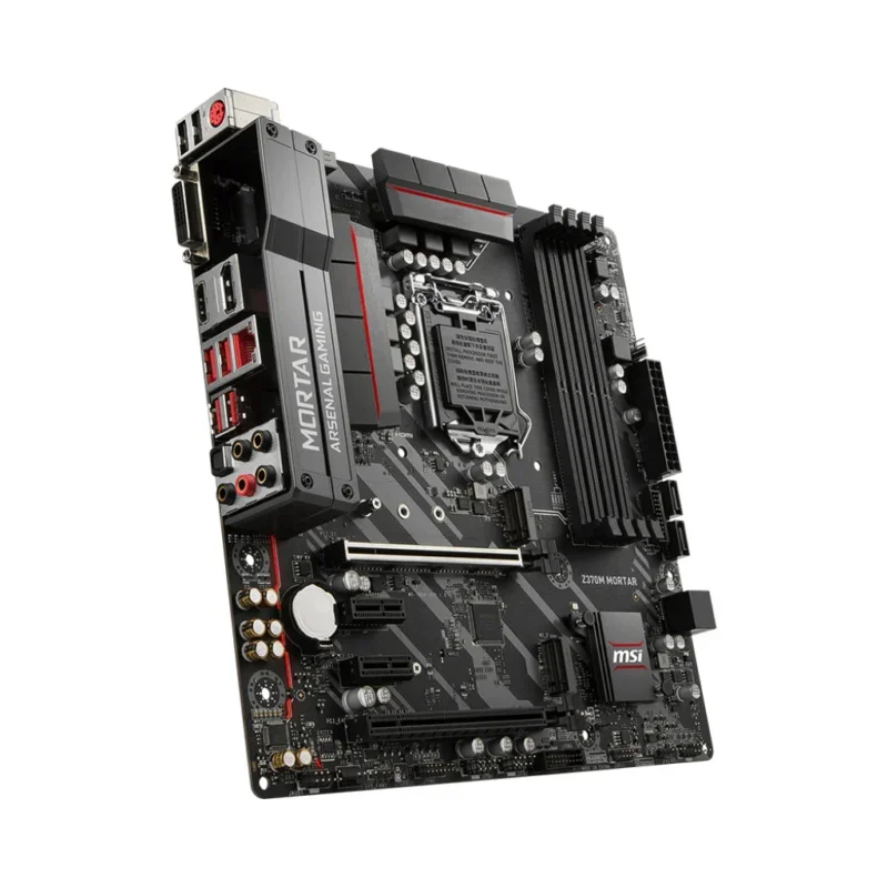 Para placa base MSI Z370M MORTAR Intel Z370 LGA 1151 DDR4 M.2 Micro-ATX CORE DVI-D