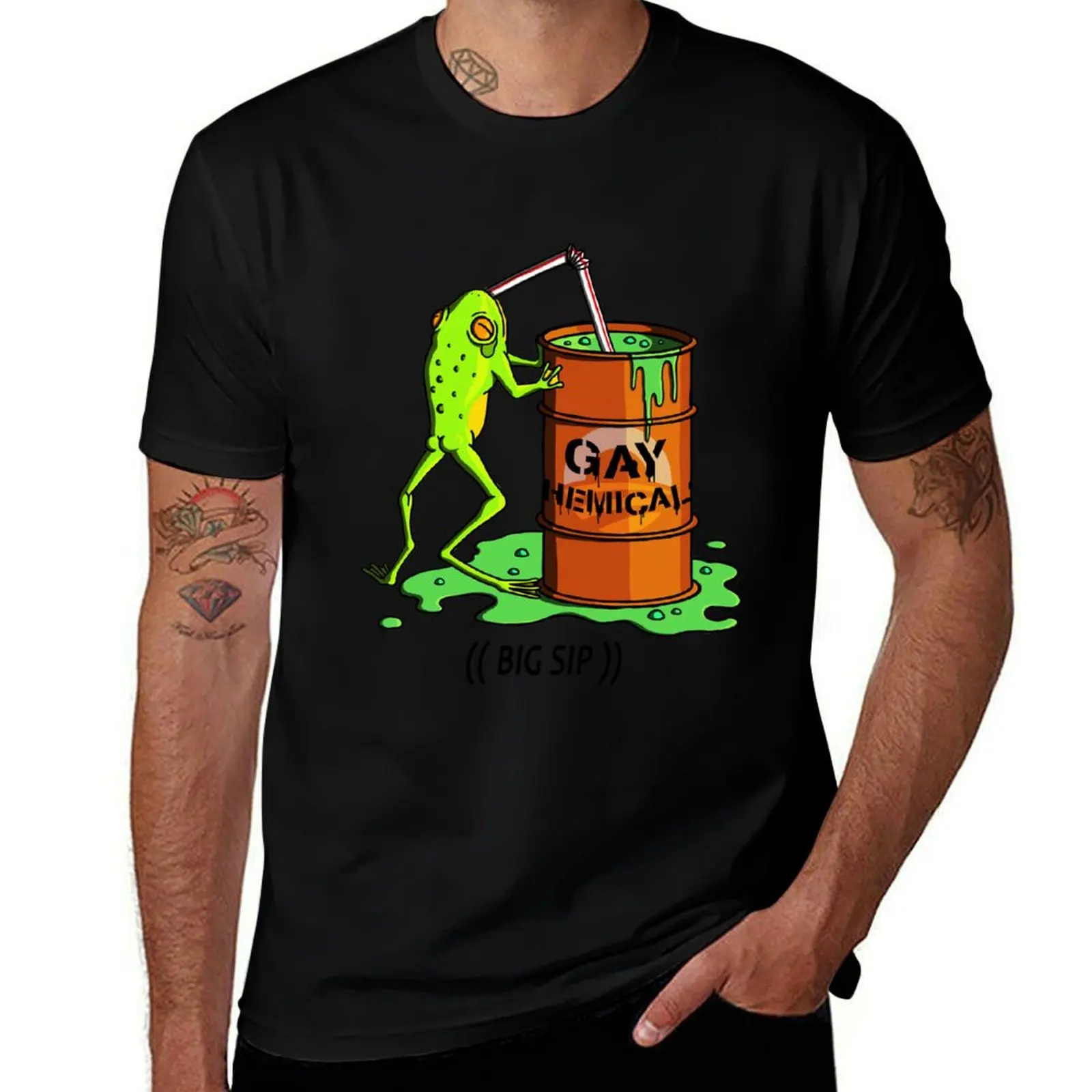 

BIG SIP T-Shirt funny shirt cotton summer shirt mens t shirts pack