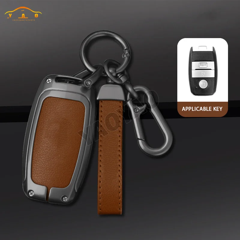 

Zinc Alloy Key Case Bag For KIA Rio Rio5 Sportage Ceed Cerato K3 KX3 K4 K5 Sorento Optima Picanto Accessories