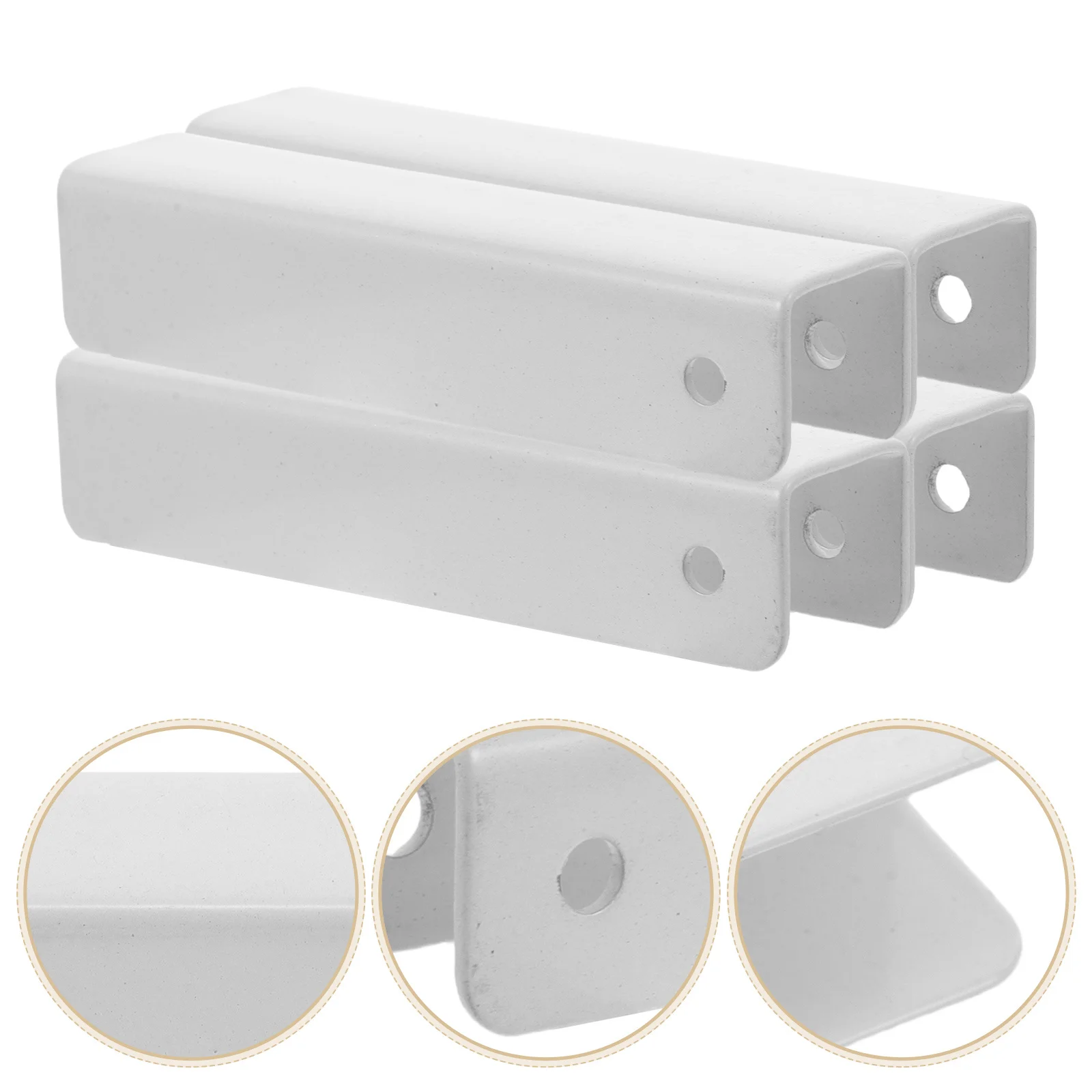 

4Pcs Baby Gate U-Shaped Reinforcement Groove Hardware Child Safety Gate Replacement Parts Pet Door Support Fittings Stable