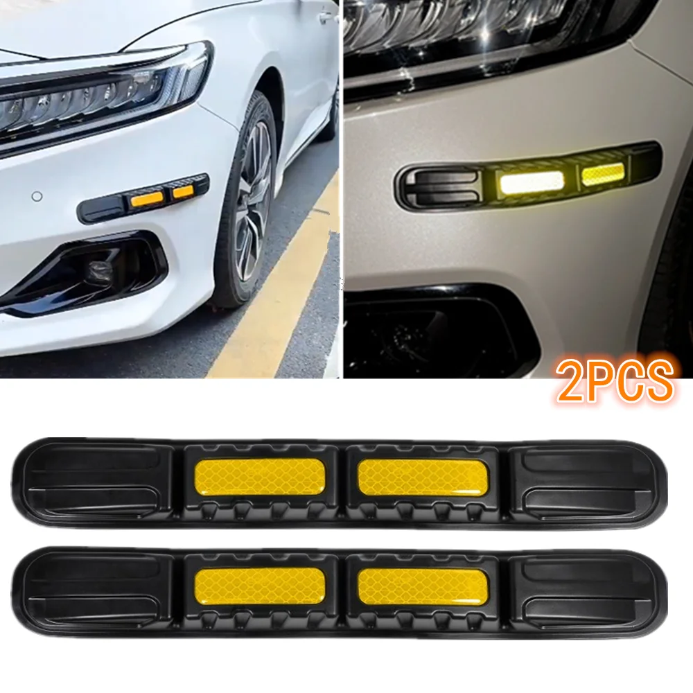 

2PCS Car Anti-Collision Patch Bumper Guard Strips Auto Door Edge Guards Trim Molding Protection Strip Anti-scratch Stickers
