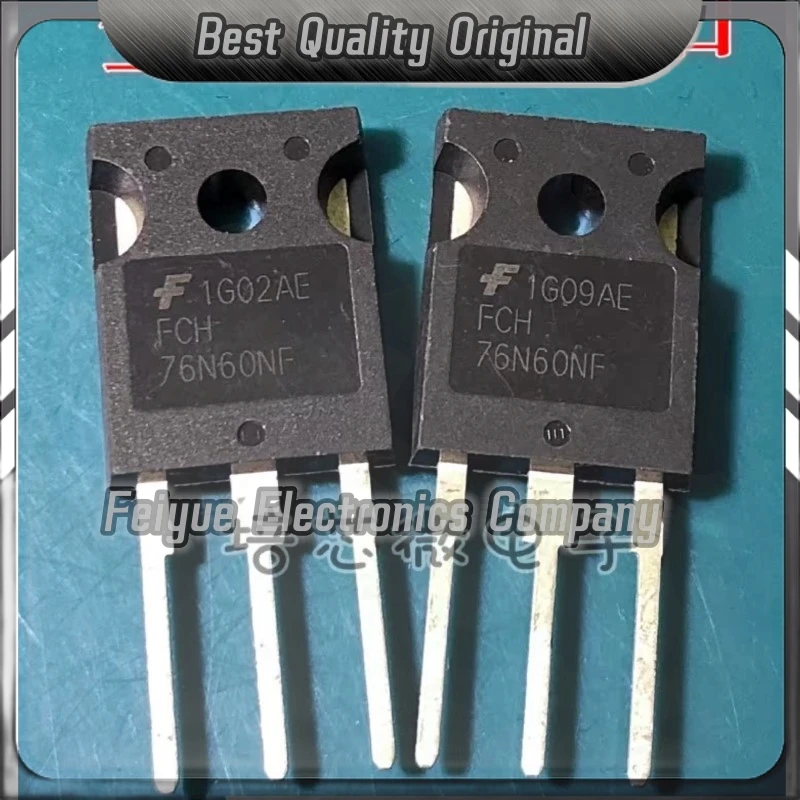 5PCS-20PCS  FCH76N60N FCH76N60NF  MOS 76A 600V TO-247 Best Quality Imported Original