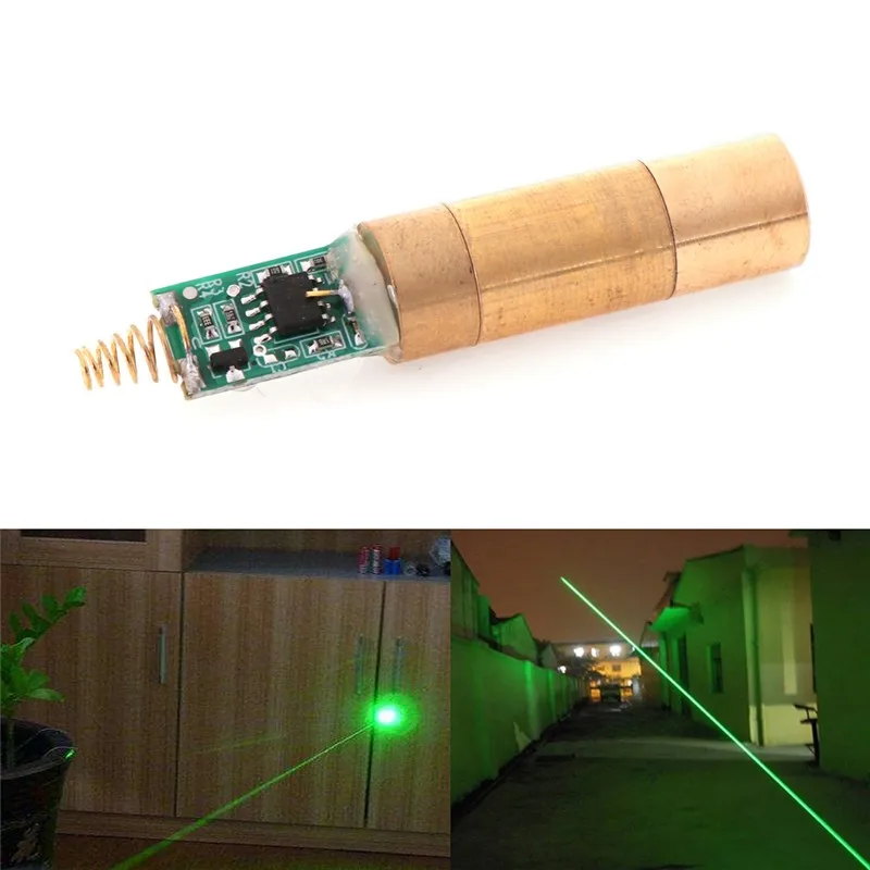 532nm 30~50mW green Spot laser module laser diode light free driver