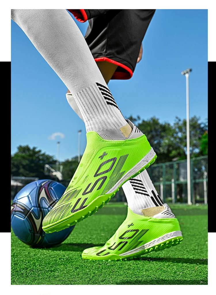 Neue Herren-Fußballschuhe Rutschfeste Sneakers Trainingsschuhe Bestseller Fußballstiefel Leichte Hochwertige Rasenplatzschuhe Mittelhohe Outdoor-Schuhe – Detail 16