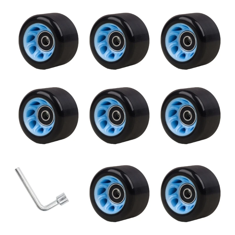 Double Row Skating Skateboard Quads Skate Replacement Roller Skate Wheel