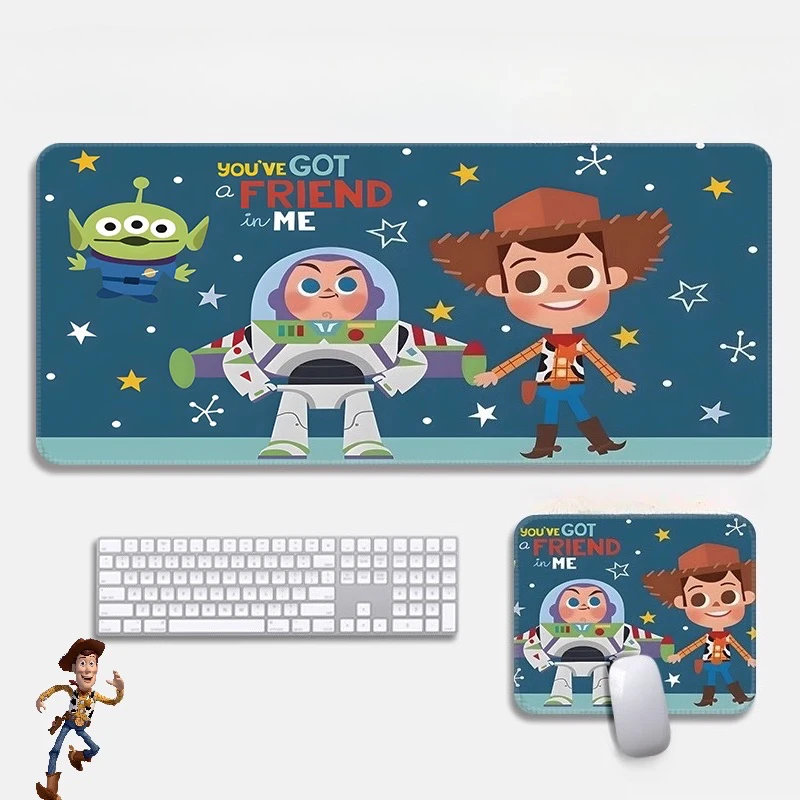 

Коврик для мыши из искусственной кожи с рисунком «История игрушек», аниме, офисный коврик для киберспорта, компьютерная клавиатура, высококачественный студенческий блокнот для письма, скатерть