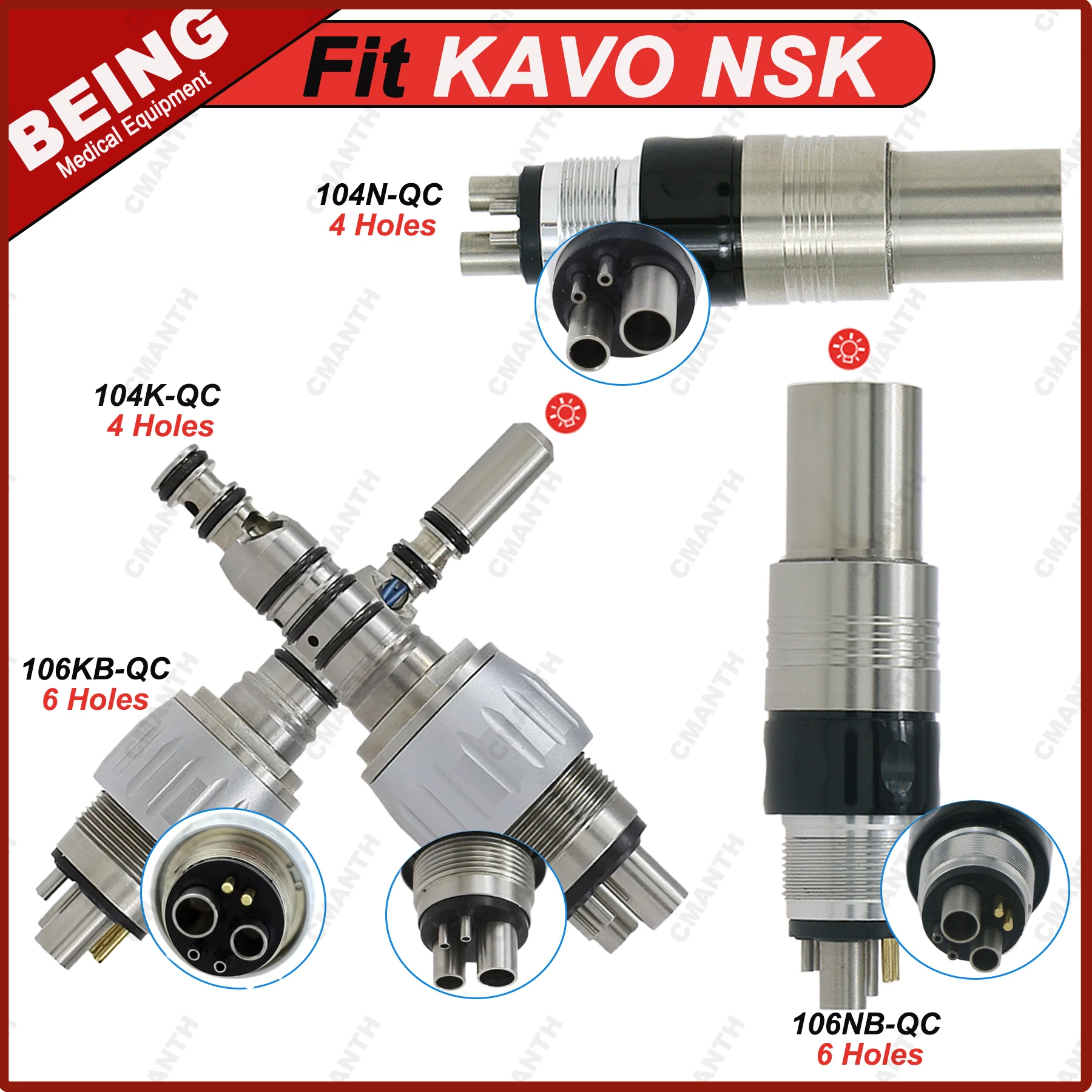 COXO قبضة الأسنان اقتران O خواتم الختم ل KAVO NSK WH Sirona مكافحة النفط يجري اقتران صالح KAVO NSK أدوات مختبر طب الأسنان #2