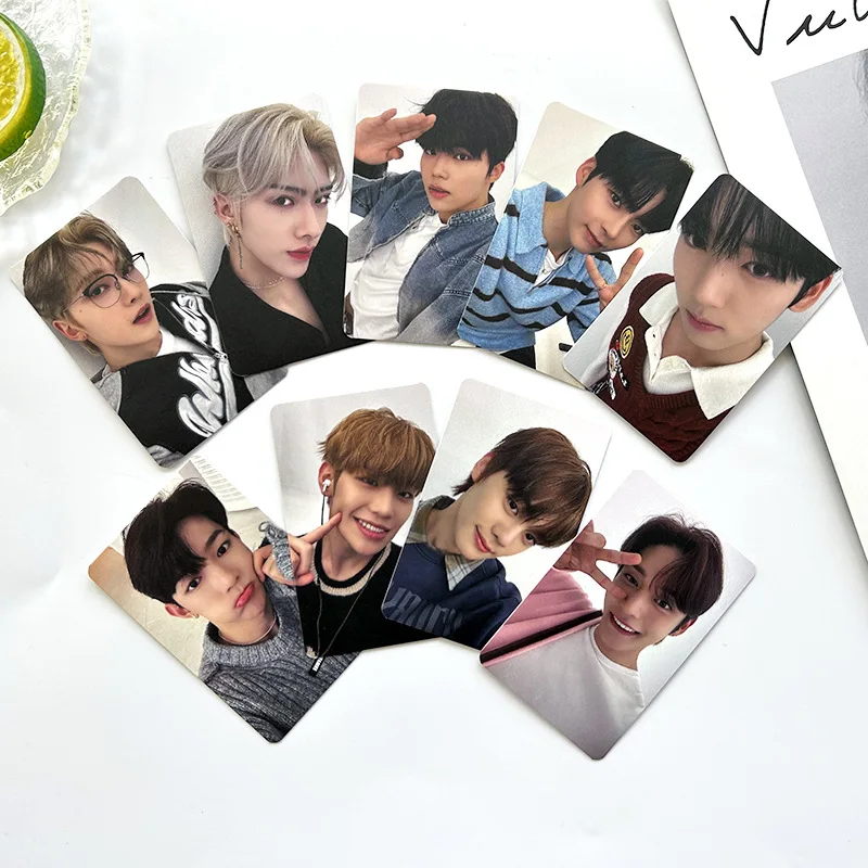 

9 шт./компл. KPOP Zerobaseone Fansign Selfie Photocards ZB1 Zhanghao Ricky Matt Yujin модные LOMO карты Поклонники коллекционные подарки