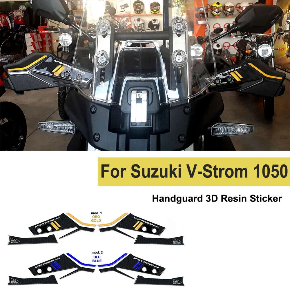 V-Strom1050 Handguard Motorcycle 3D Gel Epoxy Resin Sticker Handguard Waterproof Anti-scratch Protection For Suzuki V-Strom 1050