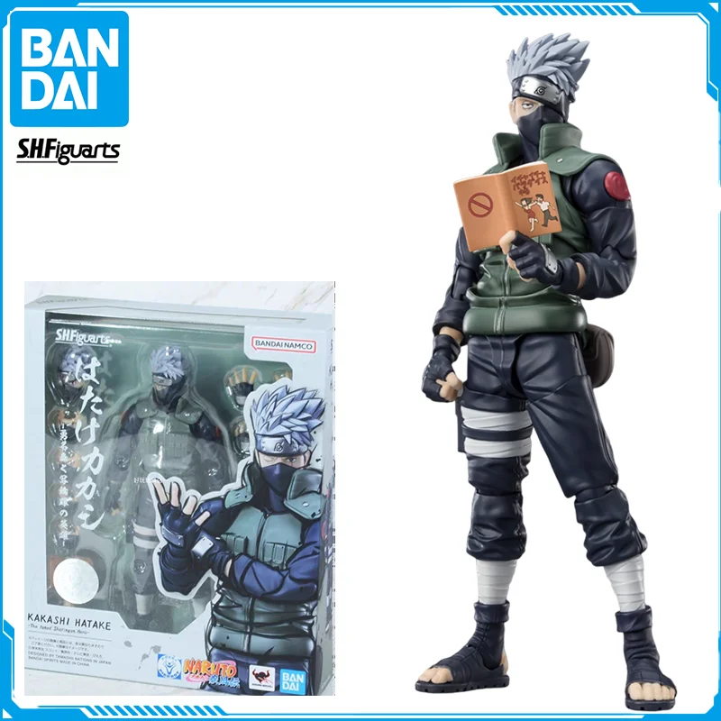 

In Stock Bandai S.H.Figuarts NARUTO Hatake Kakashi Original Genuine Anime Figure Model T SHF Toys Action Figures Collection Doll