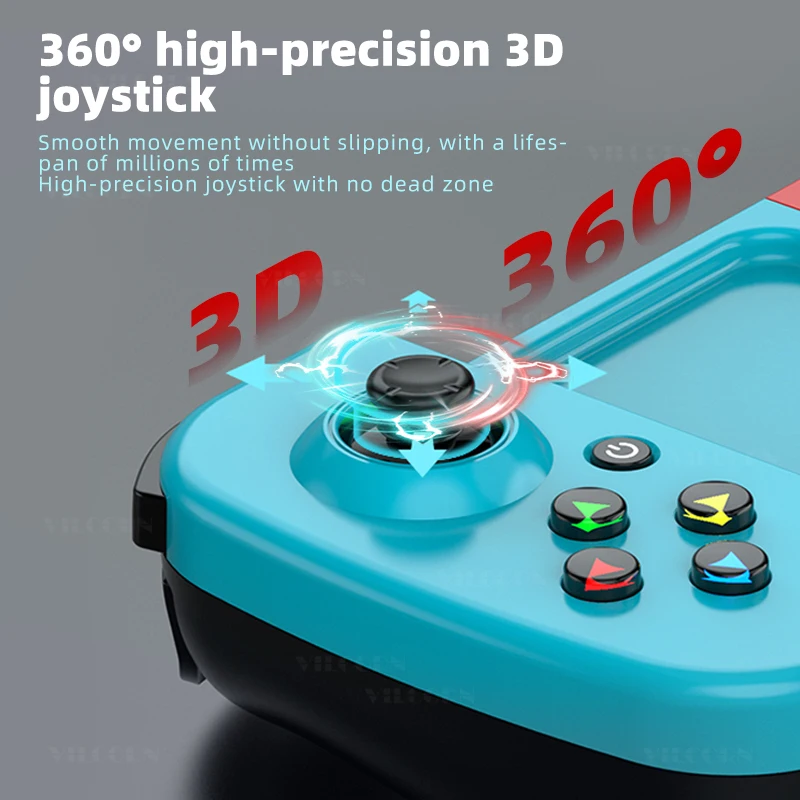 D3 Gamepad Teleskop BT Bluetooth Game Controller Für PC IOS Android PUBG Schalter PS4 Stretch Drahtlose 3D Joystick Mit Makro