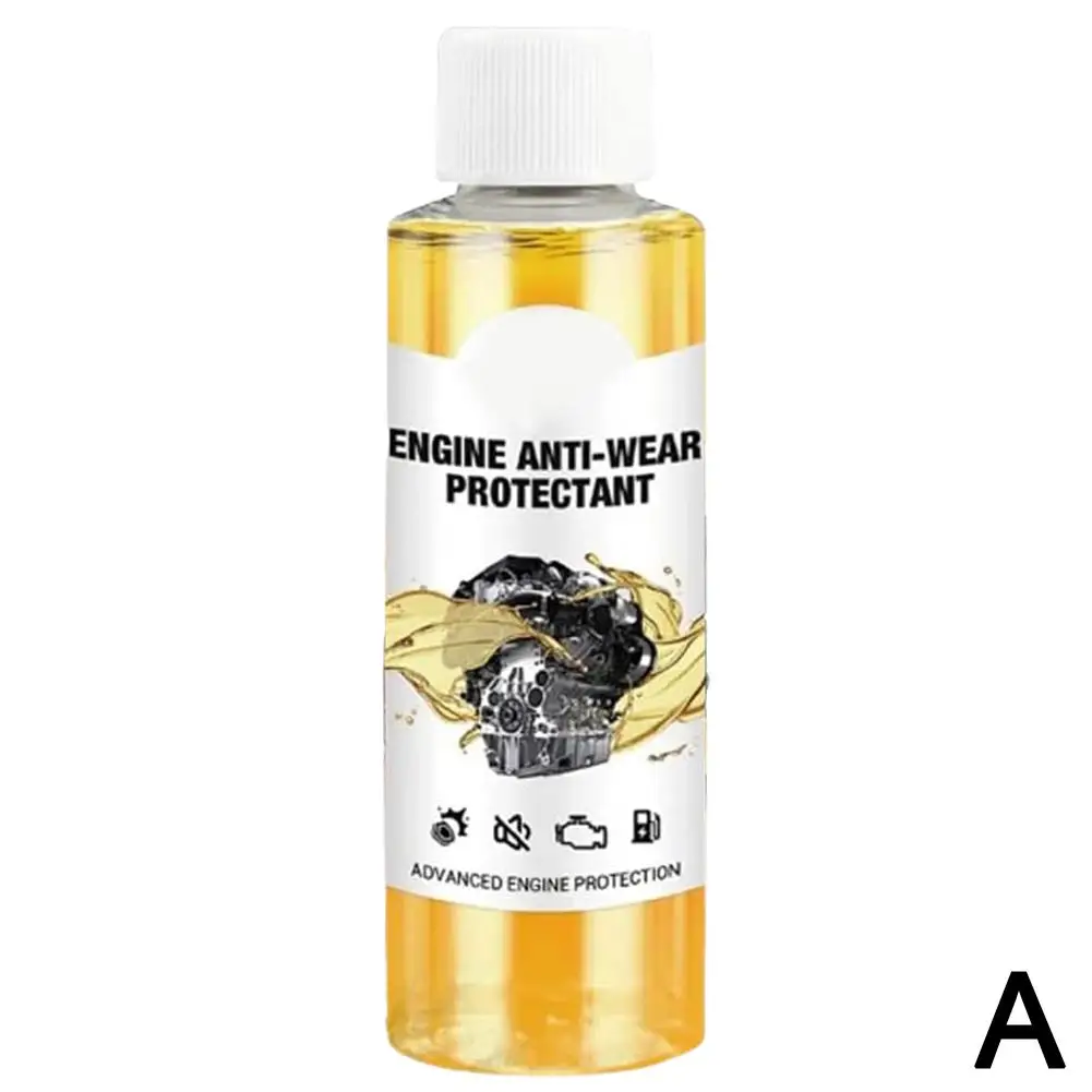 Agent de protection anti-usure pour réparation de moteur automobile, jet de bain bleu, réduction du bruit d'huile, fumée brûlante, S7X6