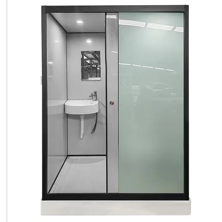 Integral shower room dry and wet separation, integrated shower room 1.1 * 1.4 movable waterproof bathroom toilet