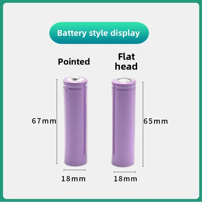 3.7V 1200-1800mAh Lithium Battery Hongli 18650 Cell