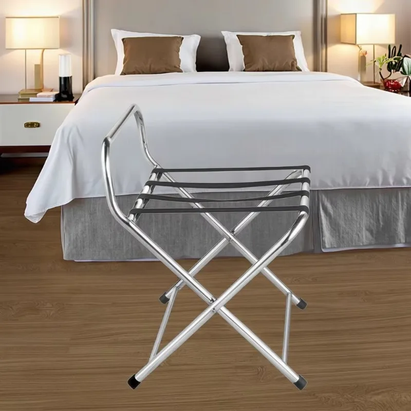 popular-commercial-kitchen-equipment-stand-rack-folding-strong-metal-stainless-steel-finish-mobile-luggage-racks-50-80kg-hotel