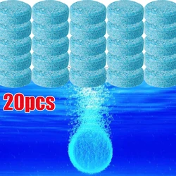 20pcs Car Windshield Cleaning Effervescent Tabets Home Glass Cleaner Detergent Toilet Cleaning Tabet Concentrate Solids