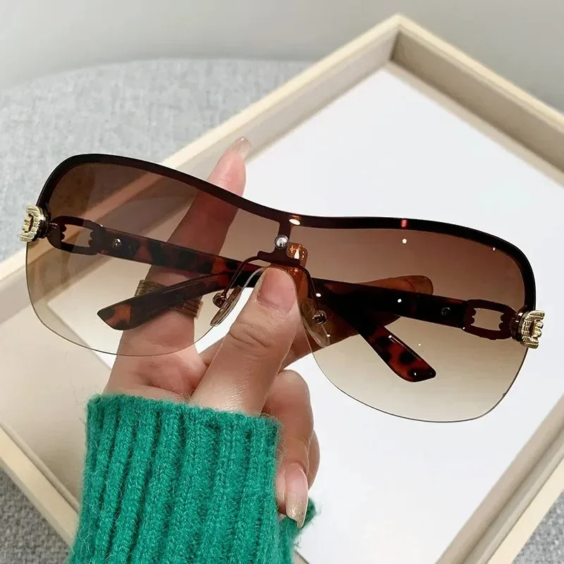 New arrival Popular Women's Sunglasses Punk Sunglasses Unique Oval Sun Glasses Men Goggle Shades Mirror Colorful Y2K Eyewear