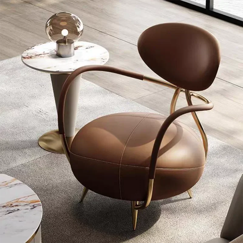 Arm Salon Chairs Makeup Nordic Luxury Modern Reading Balcony Throne Designer Living Room Chairs Creative Fauteuil Home Decor