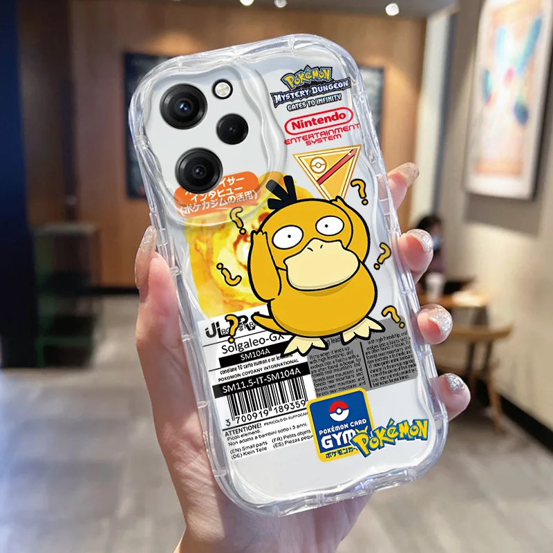 P-Pokémon Funny Cream Phone Case For Xiaomi Mi 14 12 11 X T Lite Pro Poco F X M 2 3 4 5 6 C31 61 NFC GT Pro Funda Shell Cover