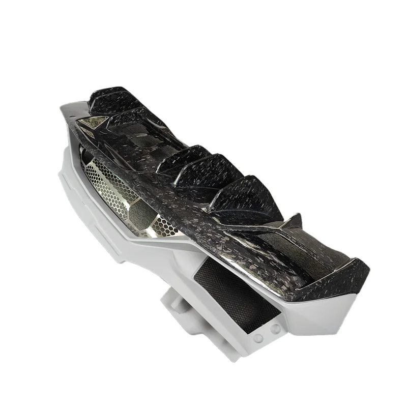 

For Lamborghini Aventador LP700 LP750 Upgraded SVJ Style Semi Forged Carbon Fiber Rear Bumper Body Kit