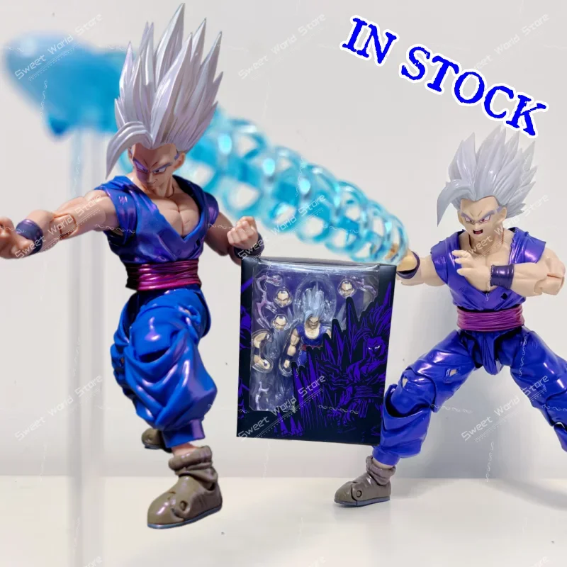 

IN STOCK SHF Beast Son Gohan Super Hero Movie Version SDCCJ Venue Limited Dragon Ball Model Figure for Gifts