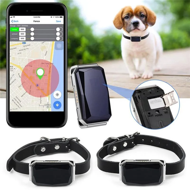 BFYL-G12 GPS Smart Pet Locator Universal Waterproof GPS Location Collar for Cats and Dogs Positioning Tracker Locating